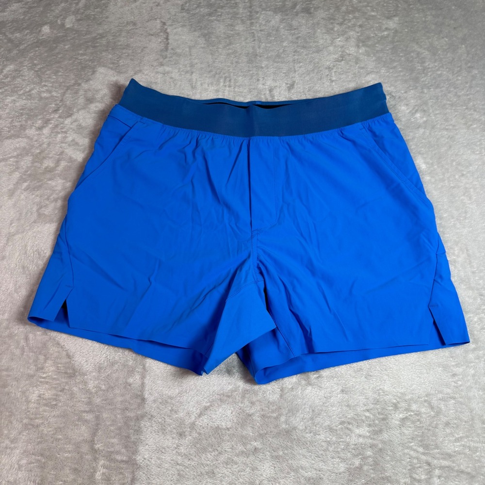 NWT Ten Thousand Mens 5 inch Set Short M Blue Lined Quick Dry